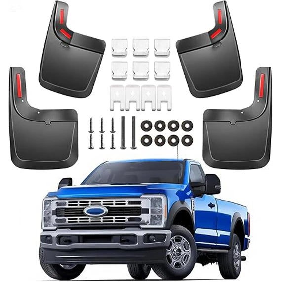 Mud Flaps Splash Guards for Ford F-250 F-350/2017-2024 Front Rear